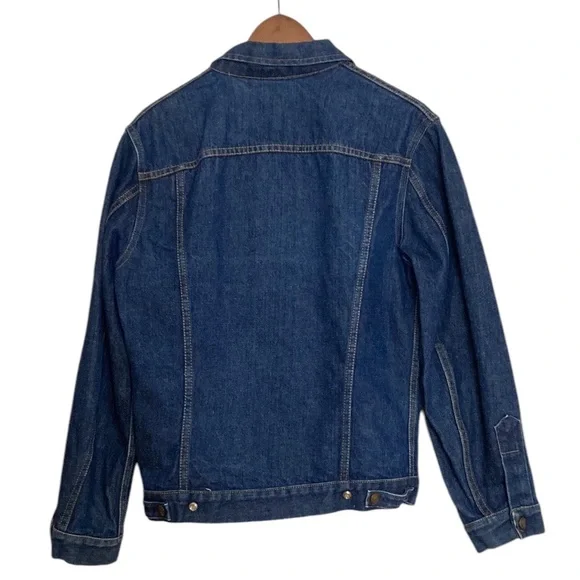 Vintage GWG Kings Jean Jacket Mens 36 Blue Denim Retro Rockabilly Workwear - Picture 2 of 15